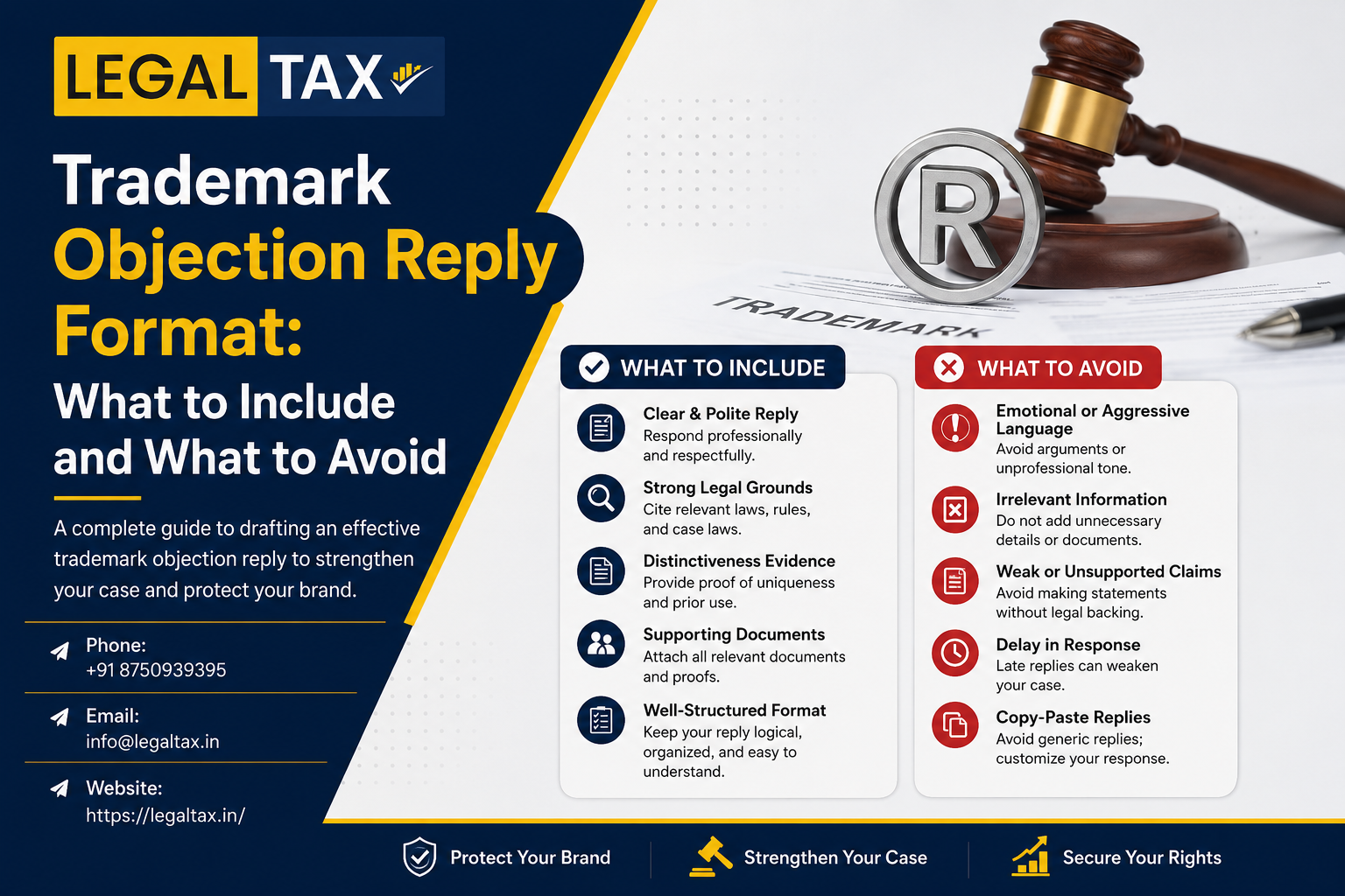 Trademark Objection Reply Format: What to Include and What to Avoid 9 2banner