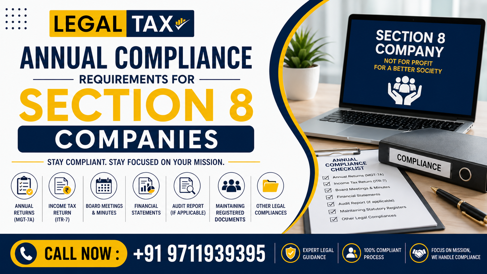 Annual Compliance Requirements for Section 8 Companies India 2026