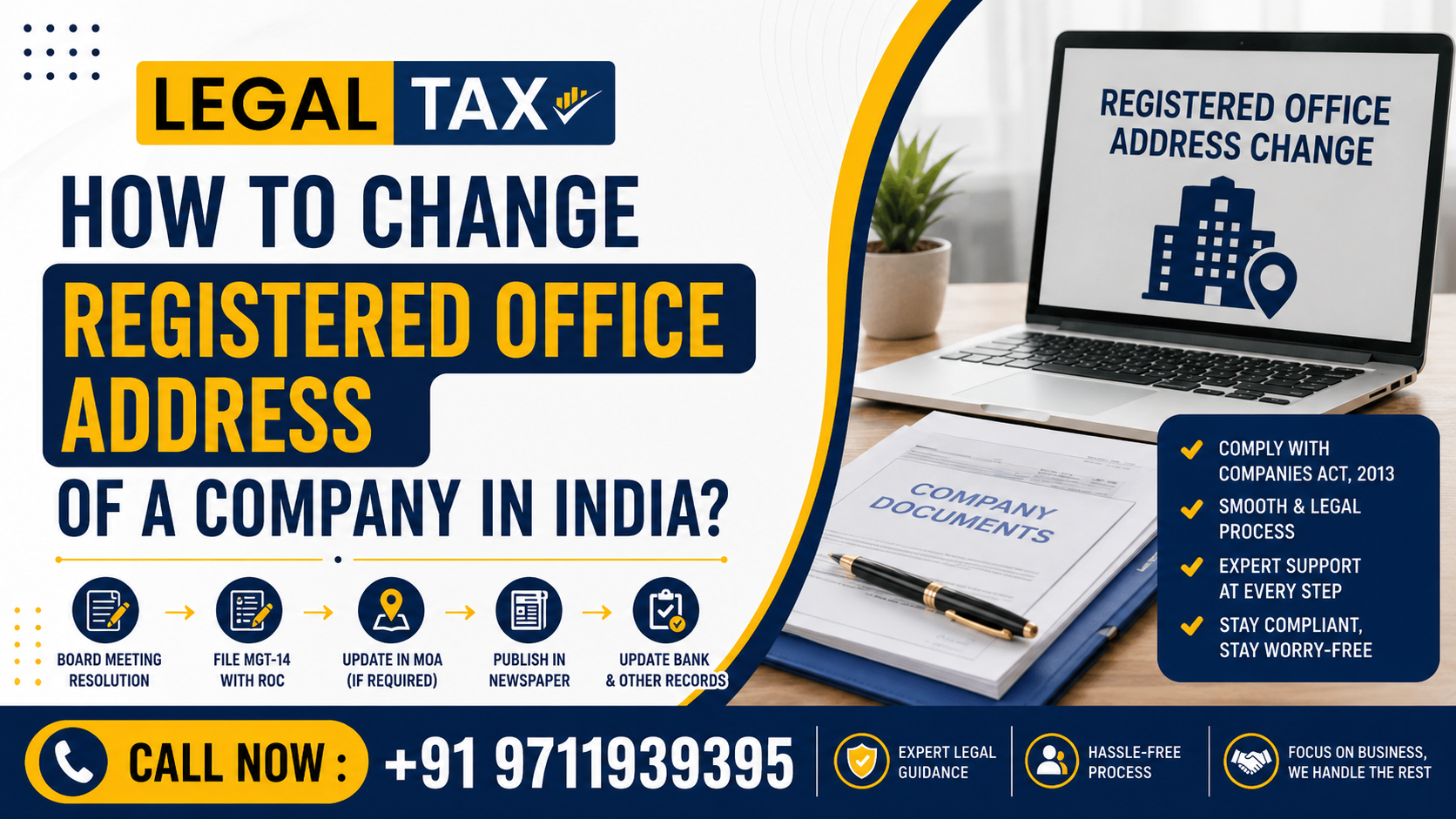 How to Change Registered Office Address of a Company in India