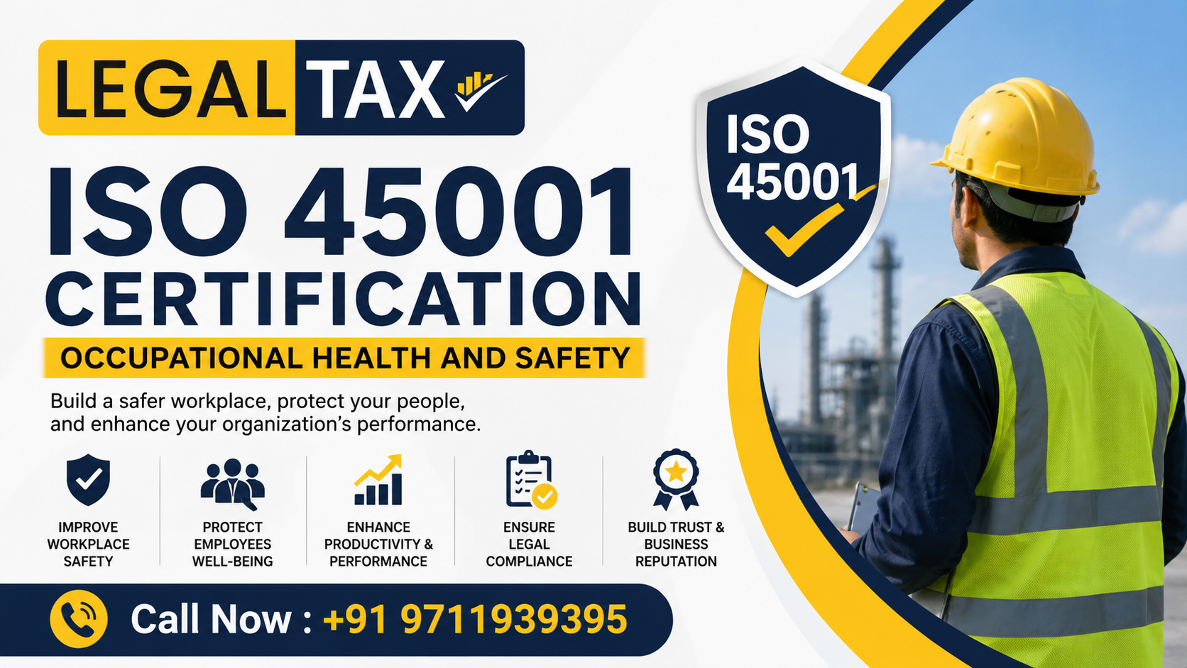 ISO 45001 Certification - Occupational Health and Safety