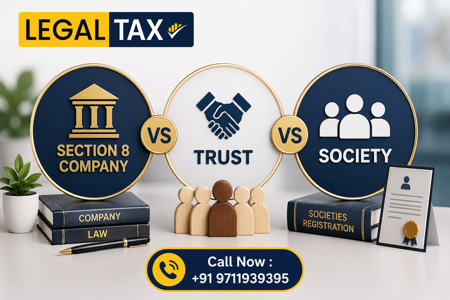 Section 8 Company vs Trust vs Society Which Legal Structure to Choose img Section 8 Company vs Trust vs Society Which Legal Structure to Choose img