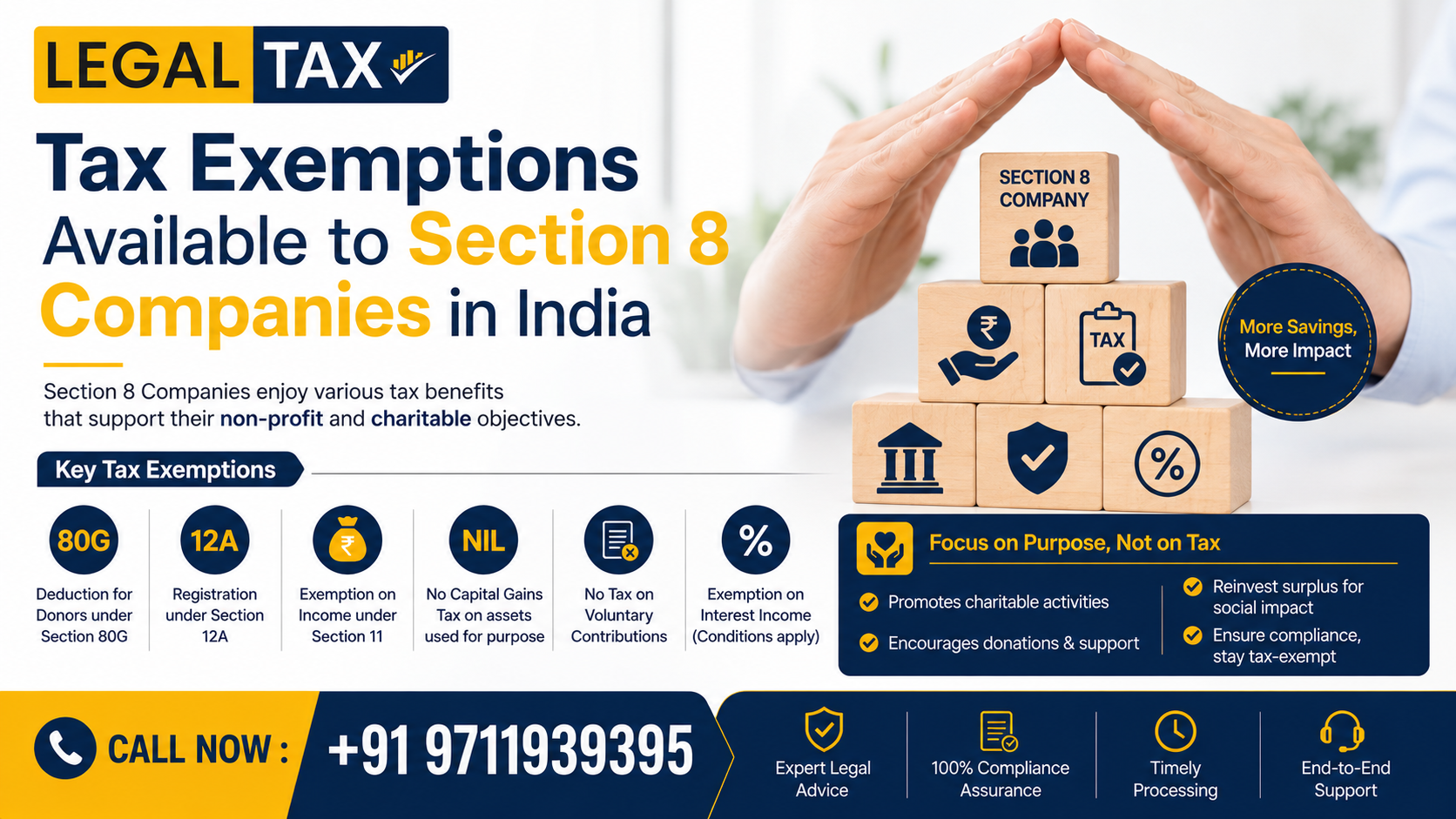 Tax exemptions for Section 8 companies
