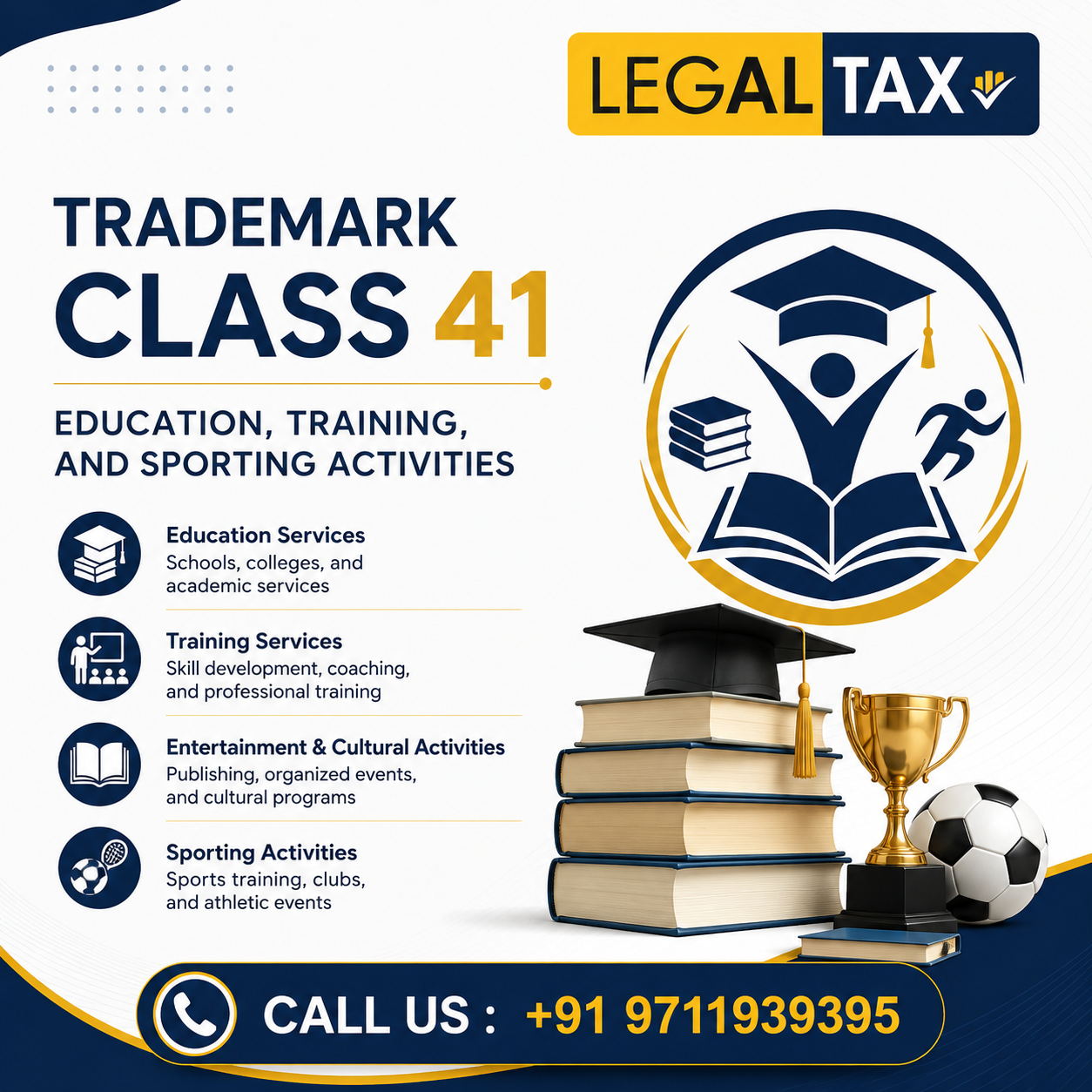 Trademark Class 41 Education, Training, and Sporting Activities-img Trademark Class 41 Education, Training, and Sporting Activities-img