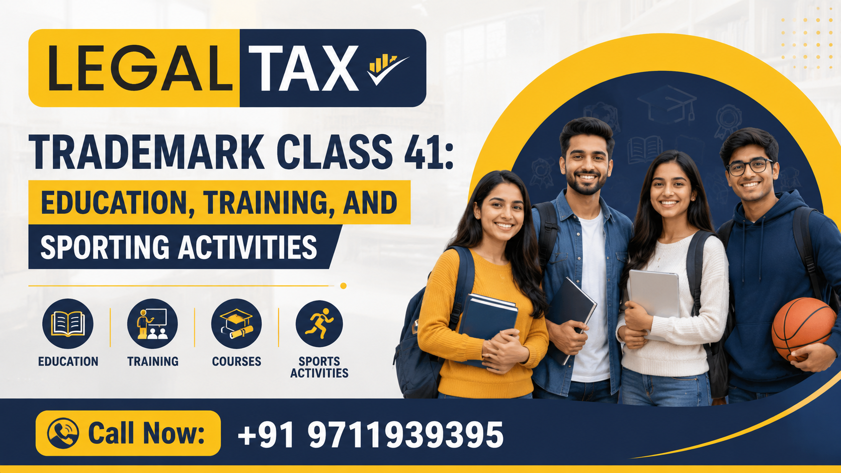 Trademark Class 41 Education, Training, and Sporting Activities
