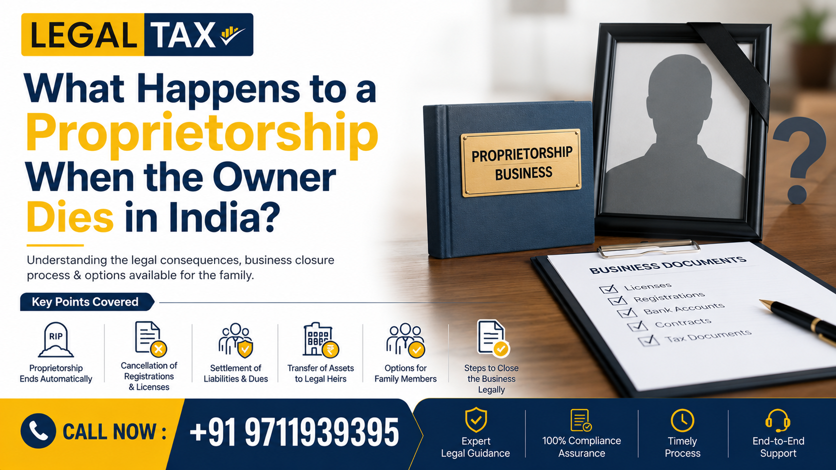 What happens to a proprietorship banner