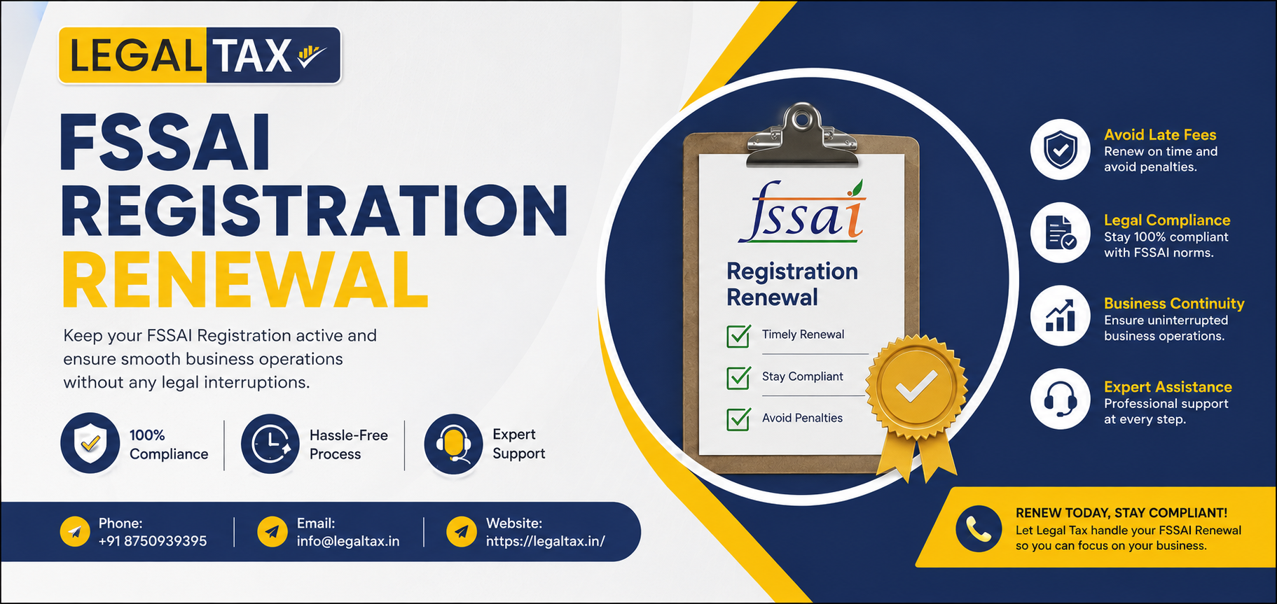 FSSAI Registration Renewal: Complete Guide (2026) 4 fassai registraion renewal
