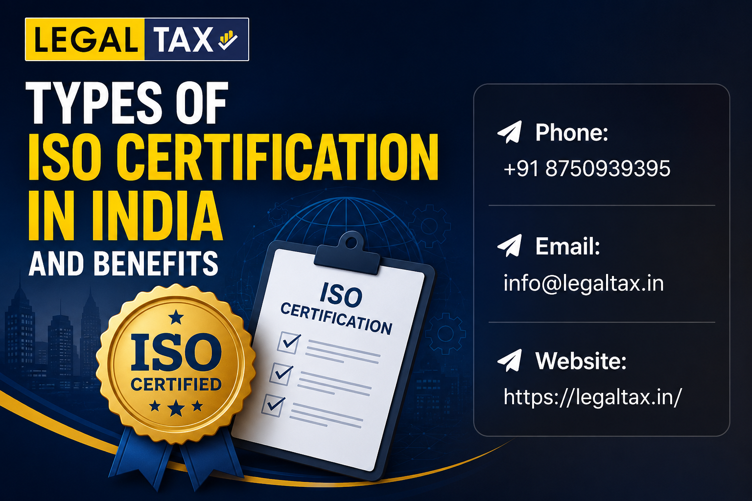Types of ISO Certification in India