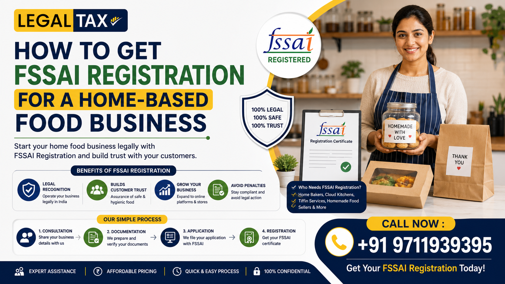 How to Get FSSAI Registration for a Home-Based Food Business