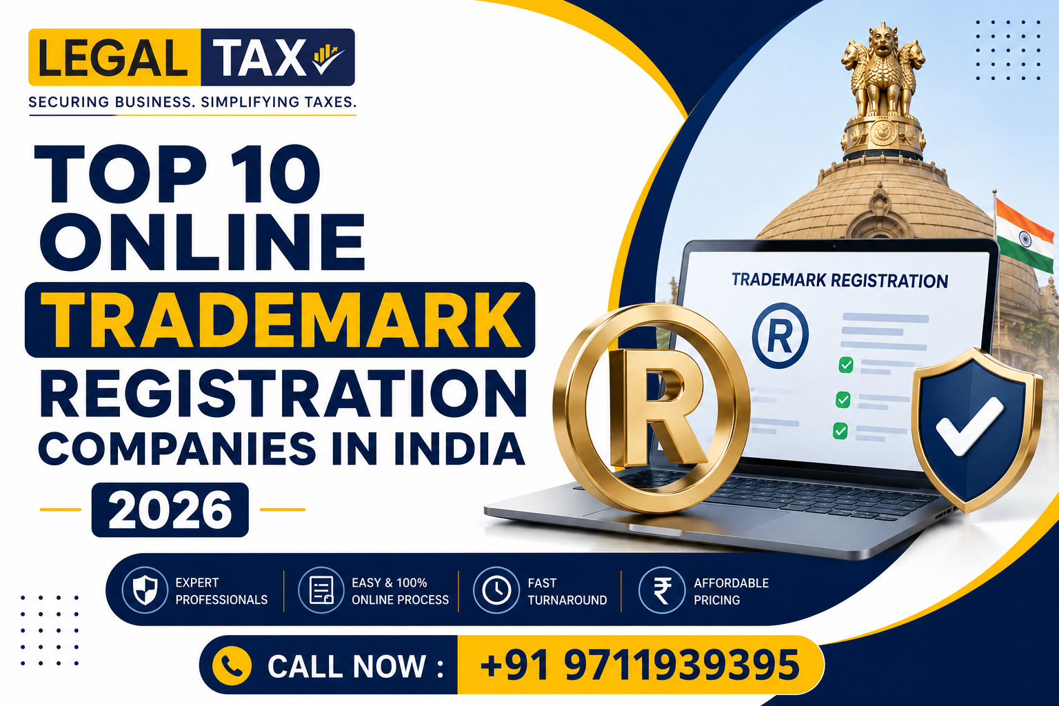top 10 trademark registration companies in india