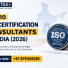 Top 10 ISO Certification Consultants in India (2026)