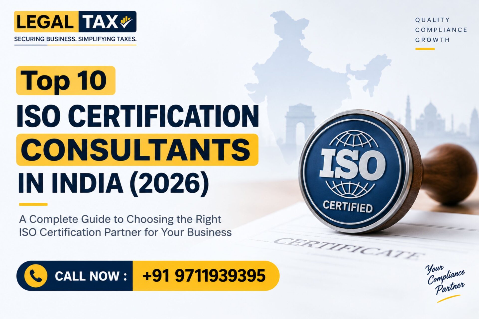 Top 10 ISO Certification Consultants in India (2026)